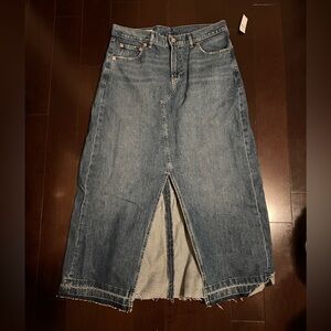 GAP Classic Blue Denim A-Line Skirt